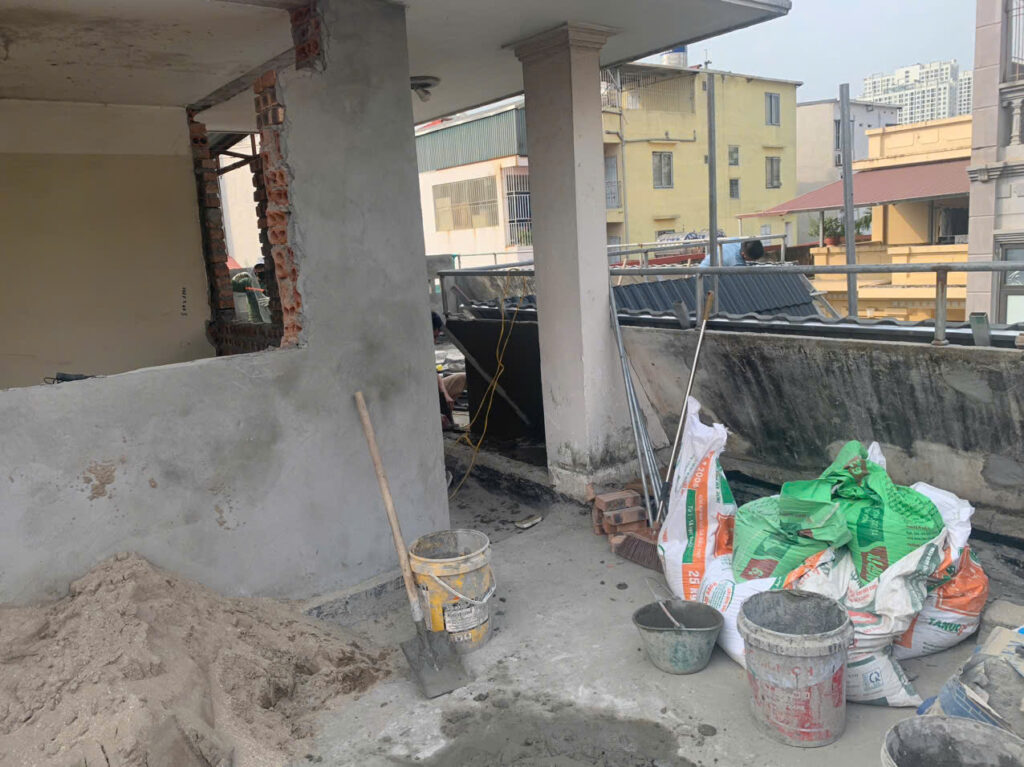 Sửa nhà trọn gói - Trát lại tường