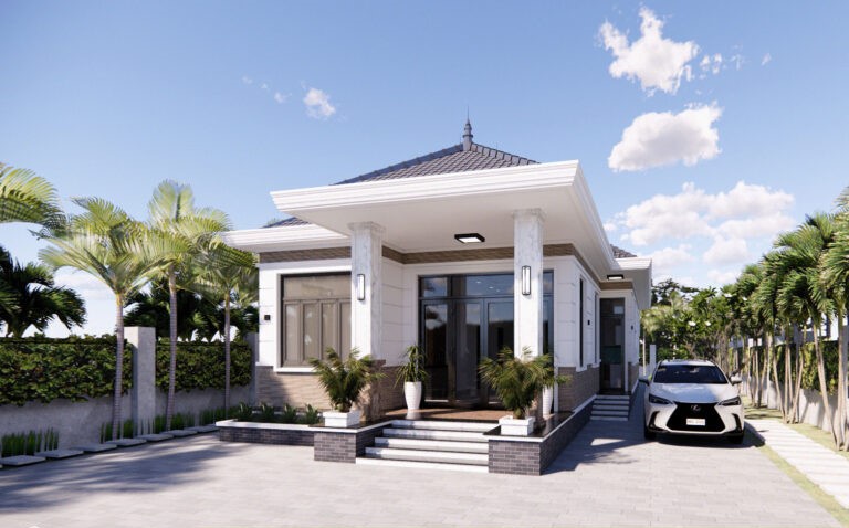 Mẫu nhà cấp 4 hiện đại