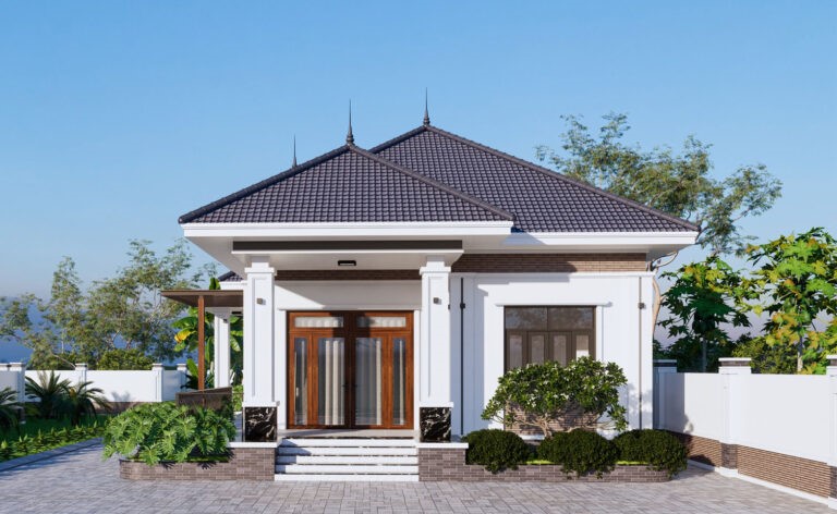 Mẫu nhà cấp 4 hiện đại