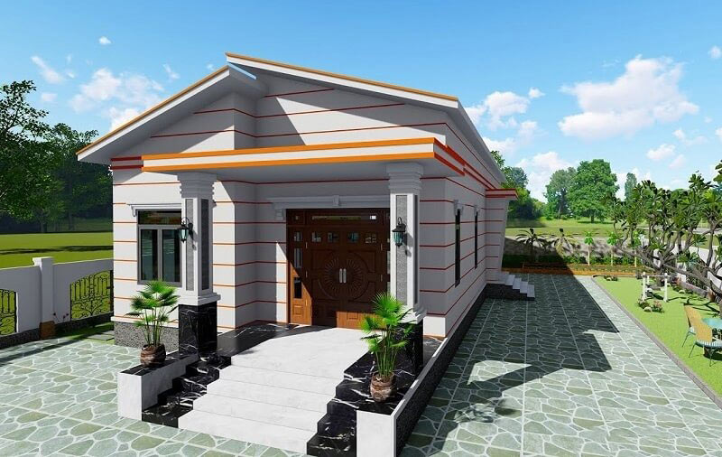 Mẫu nhà cấp 4 hiện đại