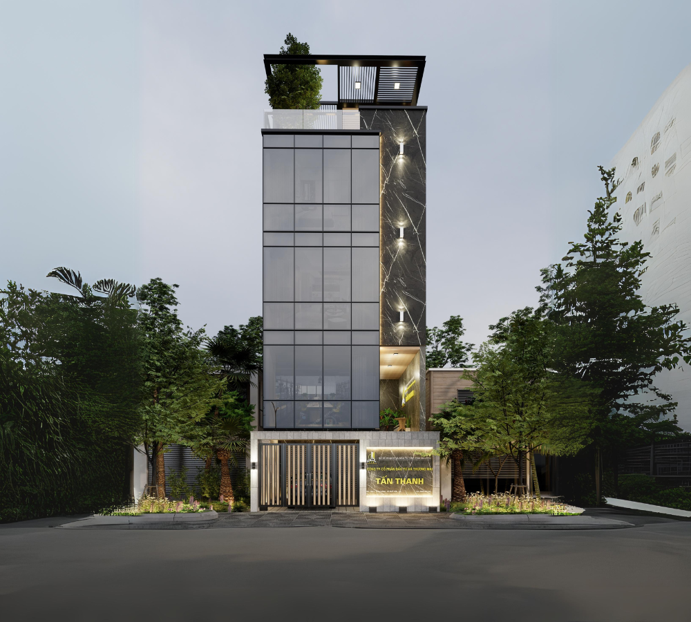 Nhà 6 tầng hiện đại