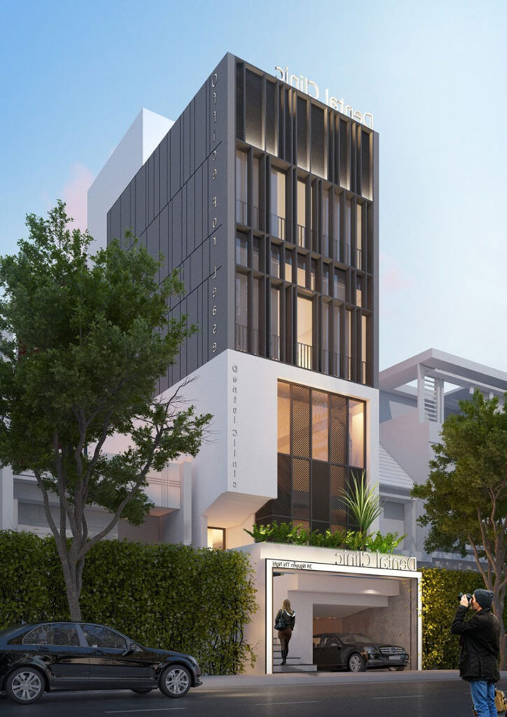 Nhà 6 tầng hiện đại