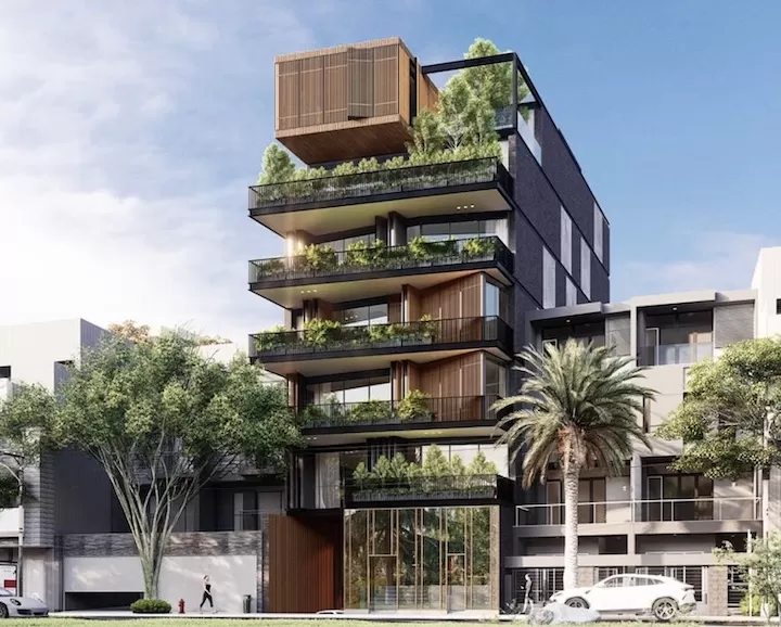 Nhà 6 tầng hiện đại