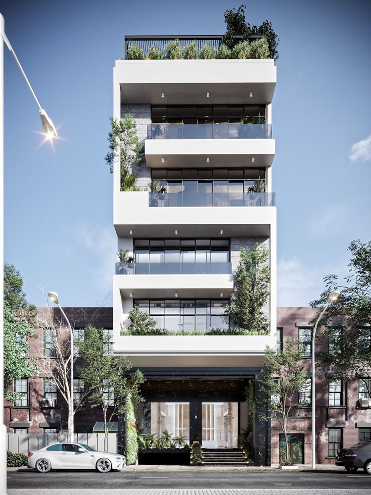 Nhà 6 tầng hiện đại