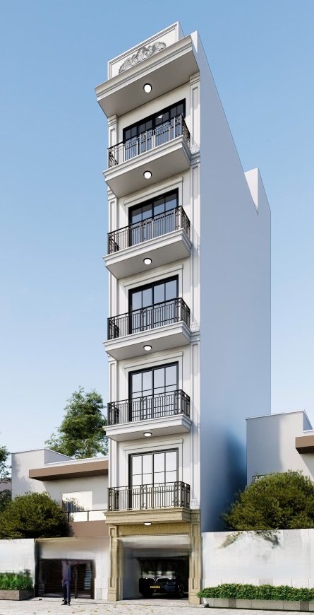 Nhà 6 tầng hiện đại
