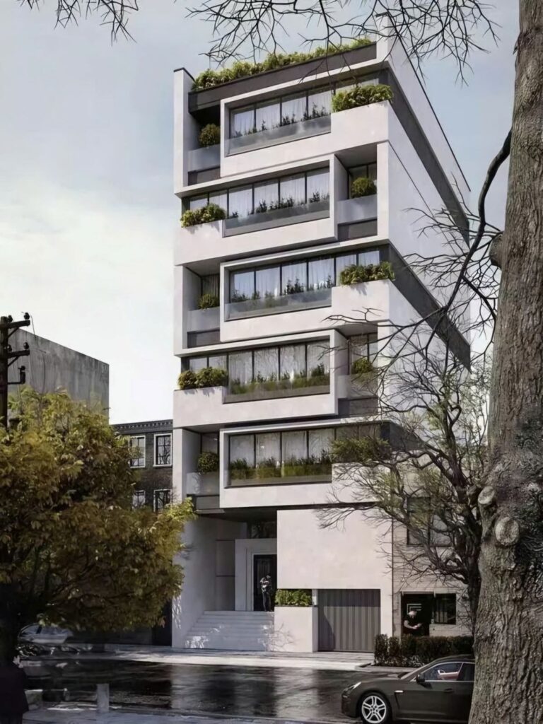 Nhà 6 tầng hiện đại