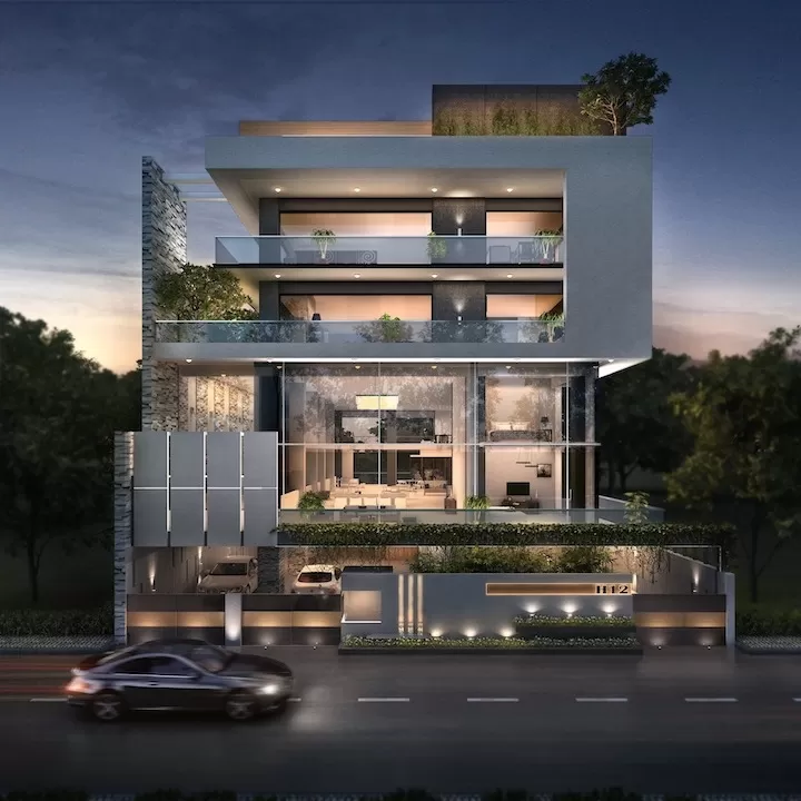 Nhà 6 tầng hiện đại