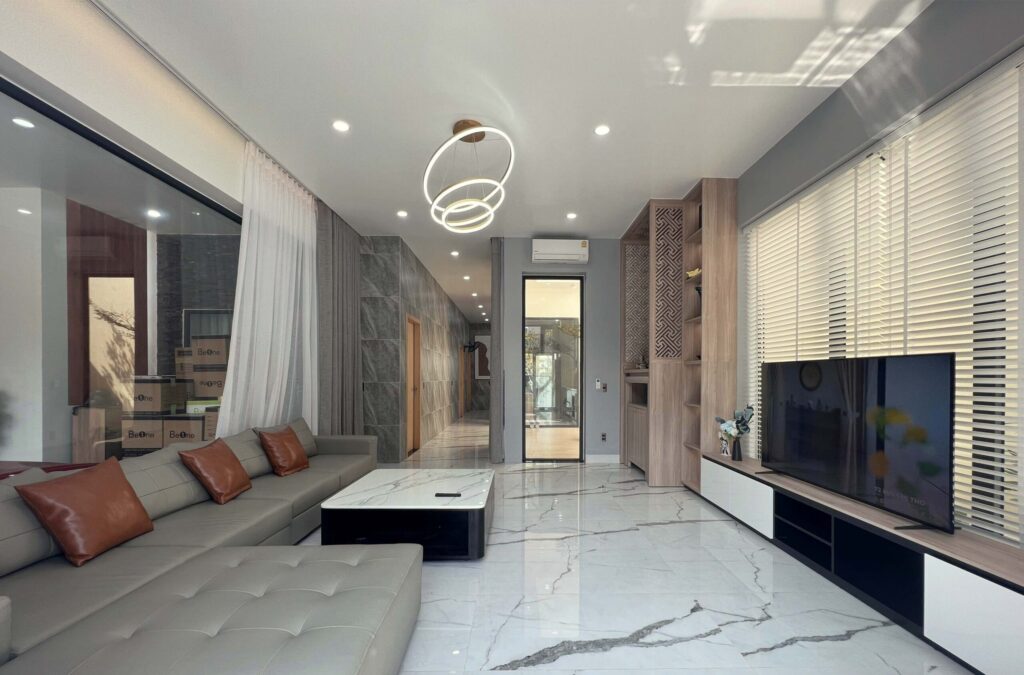 Nhà cấp 4 đẹp_Phòng khách