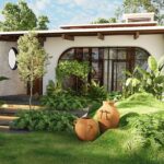 Mẫu nhà cấp 4 đẹp hiện đại trên đất 8x20m tối ưu công năng và chi phí năm 2025