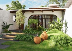 Read more about the article Mẫu nhà cấp 4 đẹp hiện đại trên đất 8x20m tối ưu công năng và chi phí năm 2025