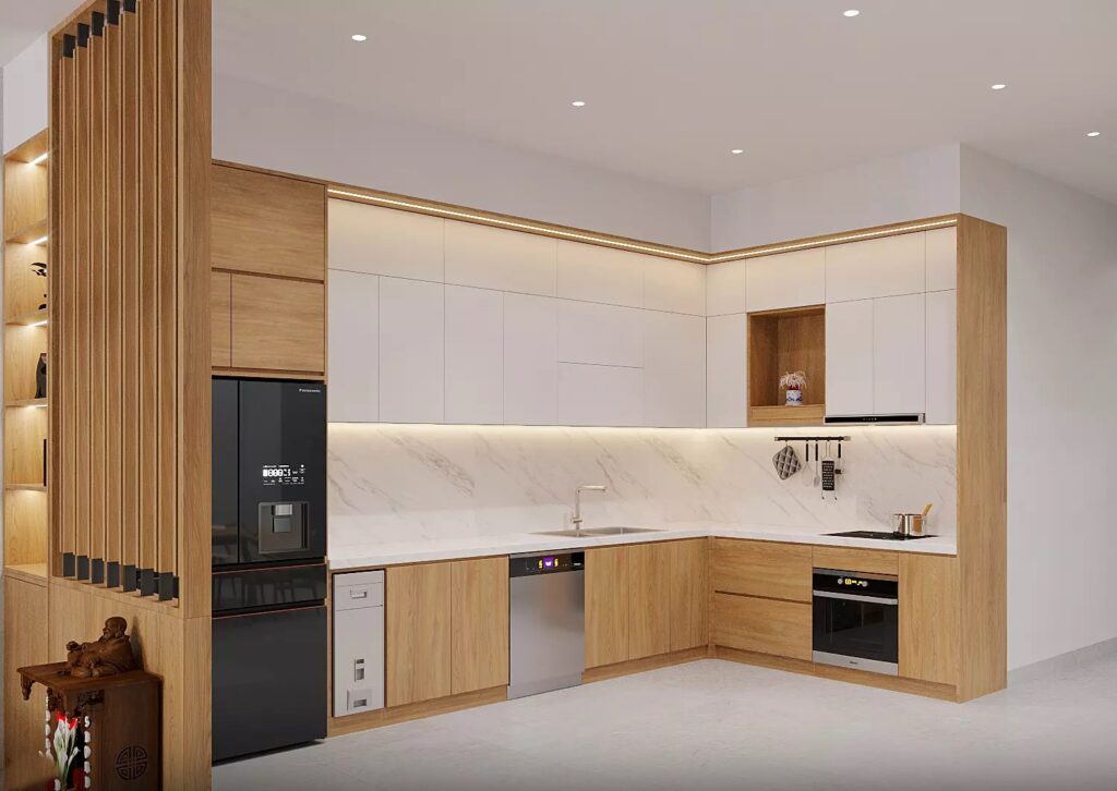 Nhà cấp 4_Nội thất phòng bếp