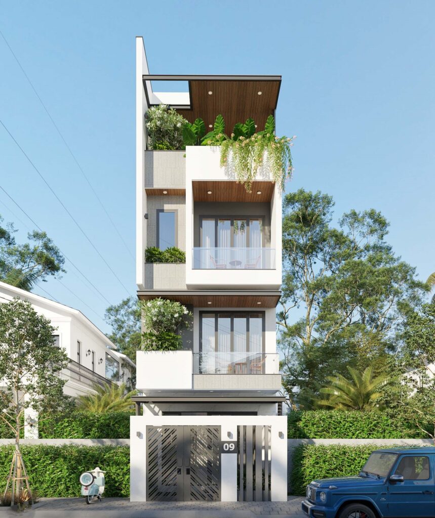 Mẫu nhà phố đẹp năm 2026