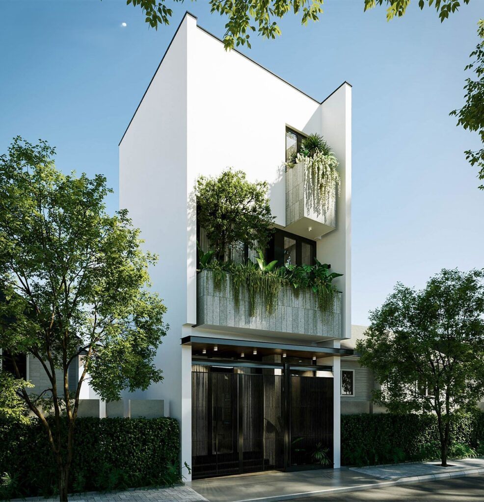 Mẫu thiết kế nhà phố 2026