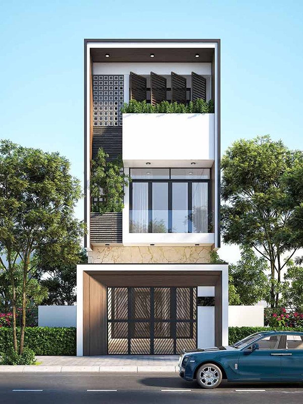 Mẫu thiết kế nhà phố 2026