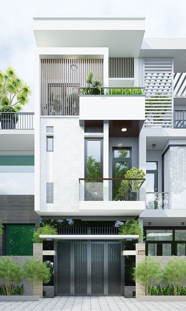 Mẫu thiết kế nhà phố 2026