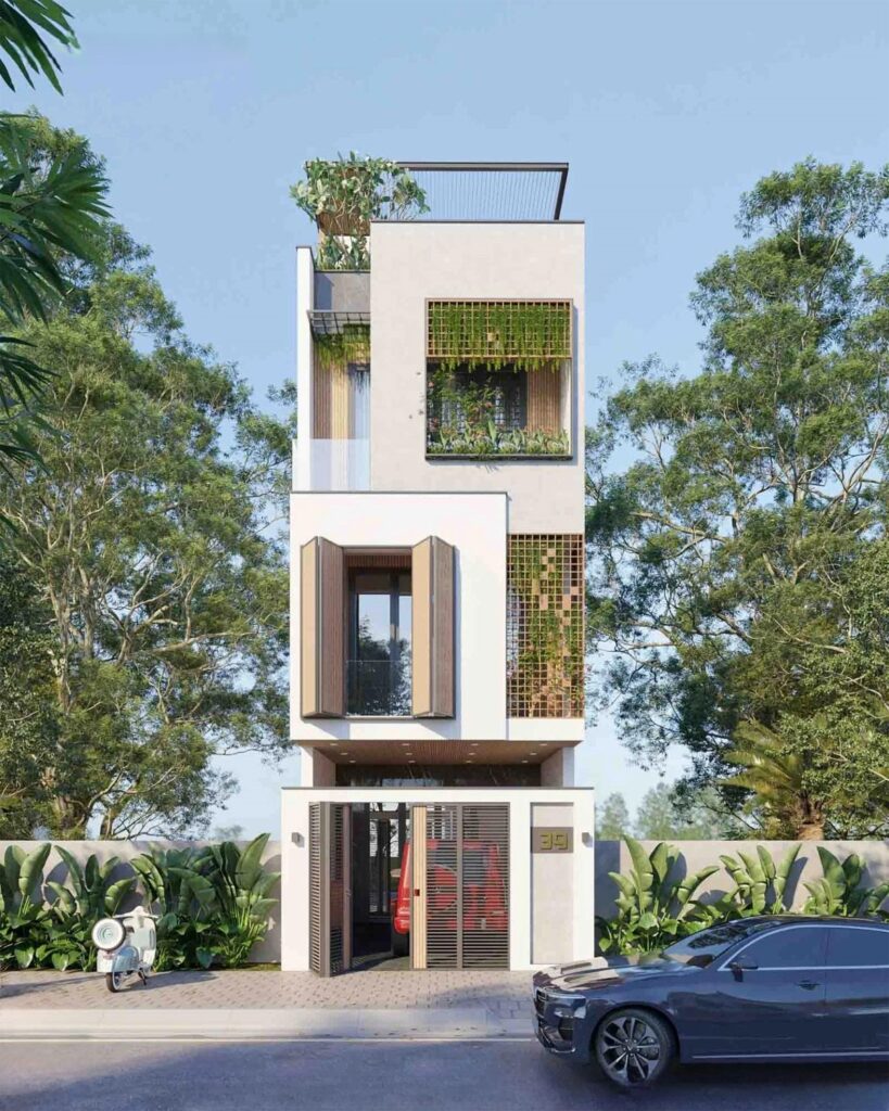 Mẫu thiết kế nhà phố đẹp năm 2026