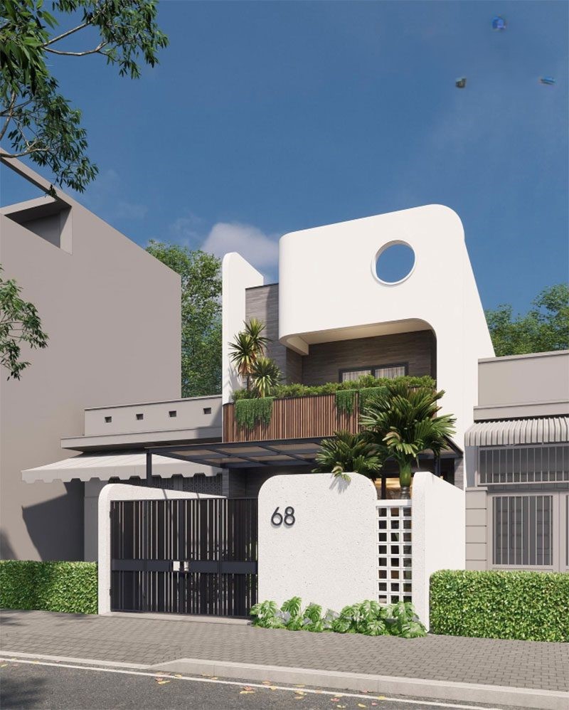 Nhà phố 2 tầng đẹp năm 2026