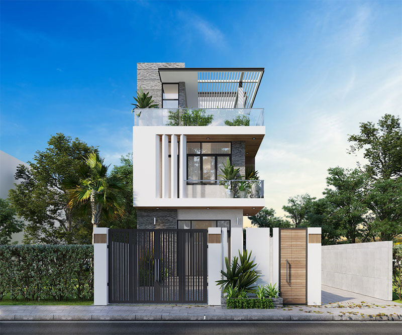 Nhà phố 2 tầng đẹp năm 2026