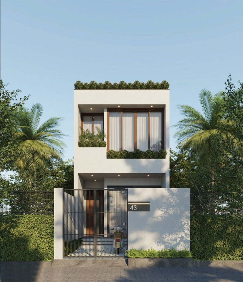 Nhà phố 2 tầng đẹp năm 2026