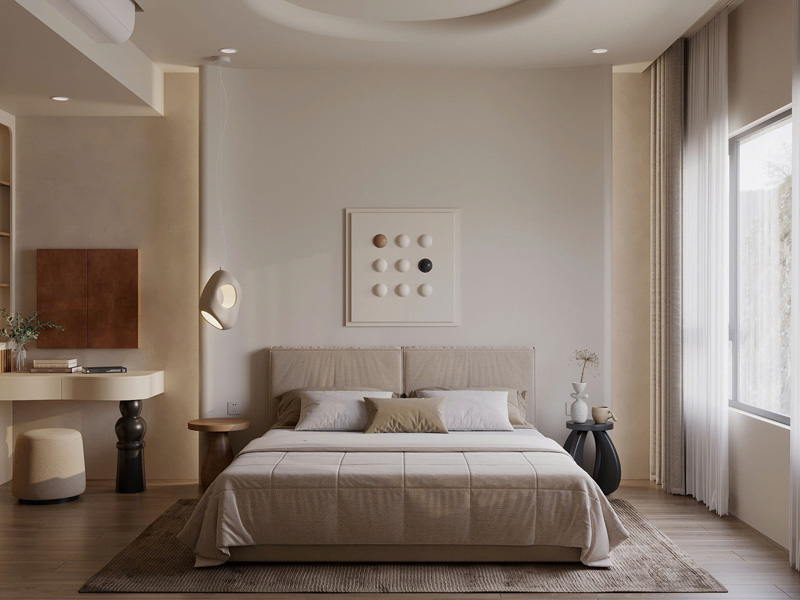 Nội thất nhà phố Phong cách Wabi-sabi 