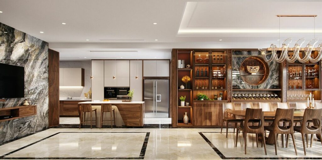 Nội thất nhà phố đẹp năm 2026