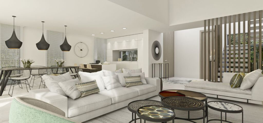 Phòng khách + bếp ăn